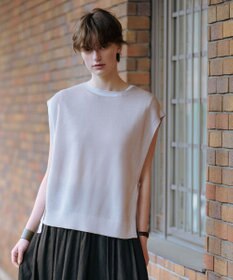 J.PRESS LADIES L 【洗える】Vis/Peスパーク クルーネック ニット ベスト