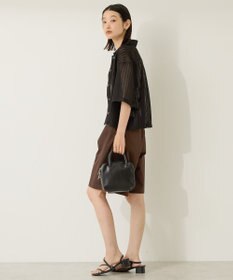 AMERICAN HOLIC メッシュ半袖ブラウス