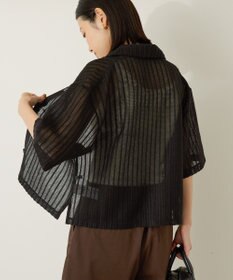 AMERICAN HOLIC メッシュ半袖ブラウス