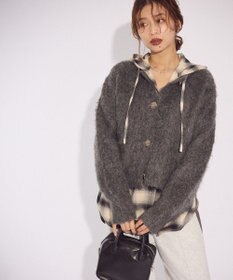 Green Parks 起毛シャギーカーディガン