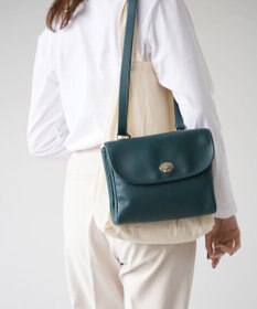 YUSHI Bon chic - SHOULDERBAG 革のショルダーバッグ
