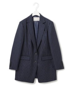 ICB シックツイードストライプ  テーラードジャケット