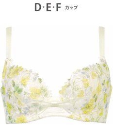 WACOAL 【リボンブラ 脇すっきり】 ブラジャー 脇高設計 着やせシルエット 谷間をメイクしてキープ Gカップまで対応 大きいサイズ レディース BRB433 /ワコール