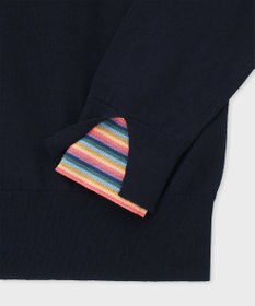 Paul Smith 【洗える】ストライプ カフス カーディガン