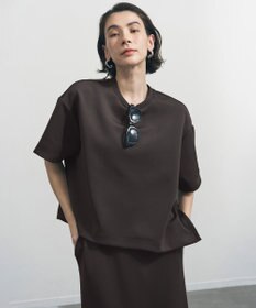 UNFILO 【VERY掲載】BEAUTY FORM JERSEY light サイドZIP プルオーバー