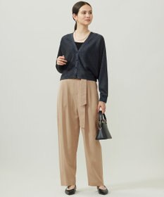 自由区 S セルロースコットンチノコクーンシルエット パンツ