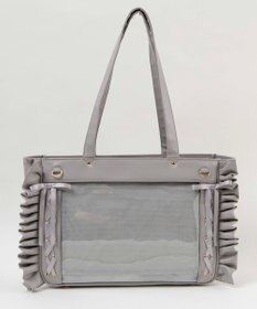 WEGO 【痛バ＆推し活グッズ】きらめきレースアップフリル痛バッグ