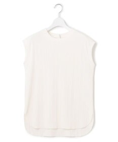 23区 【SLOW/洗える】ランダムリブフライス フレンチスリーブ カットソー