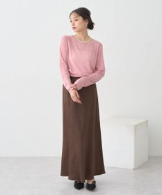 earth music&ecology クルーネックシアーテレコプルオーバー