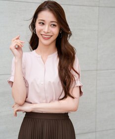 ANY SIS 【美ライン大人T】裾タックゆる プルオーバー