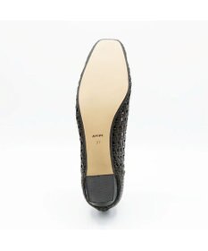 APOM レザーメッシュパンプス30