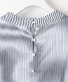 ANY SIS S 【洗える】フェイクパールストライプ ブラウス