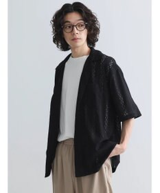 CRAFT STANDARD BOUTIQUE レースオープンカラーシャツ