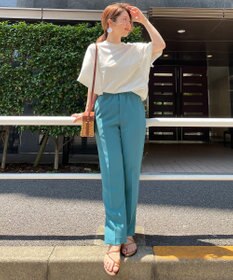 UNFILO 【ストレッチ/洗える】出会えるパンツ テーパード