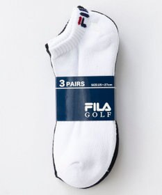 FILA GOLF／marie claire 【FILA GOLF】ジャカードデザイン３Ｐアンクルソックス