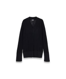 JOSEPH クリンクルリブ　Vネックニット