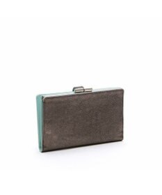 A.D.M.J. 【牛革】メタリックレザー/ガマグチ付ロングウォレット