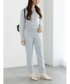 Te chichi シャギーヤーンロングスリーブニット