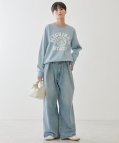 AMERICAN HOLIC タックワイドデニム