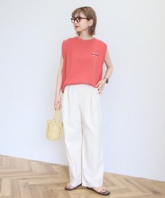 AMERICAN HOLIC ロゴ刺繍ノースリーブプルオーバー