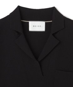 BEIGE， NADIA / ストレッチ スキッパーニット