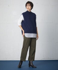 J.PRESS LADIES 【接触冷感・UVケア】レイヤードジャージー カットソー