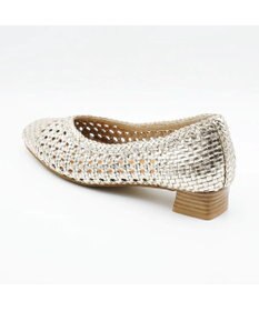 APOM レザーメッシュパンプス30