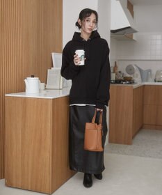 WEGO 【ユニセックス着用ITEM/裏起毛】リラックスフィットスウェットプルパーカー