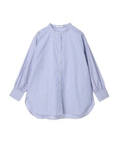 Green Parks パール釦ストライプシャツ