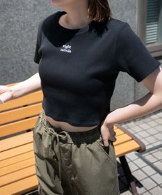 WEGO ワンポイントデザインリブT