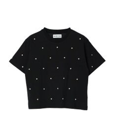 Green Parks ・Ｄｏｕｂｌｅ　Ｆｌａｇｓ　フラワー刺繍Ｔシャツ