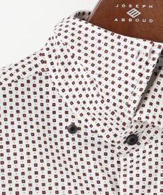 JOSEPH ABBOUD 【25SS・洗える】コンパクトジャージープリント シャツ