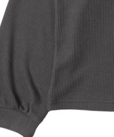 WEGO ワッフルグラフィックT（LS）