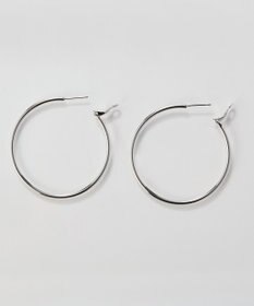 Phoebe 【金属アレルギー対応】ライトフープピアス　シルバー/ステンレス/大振り