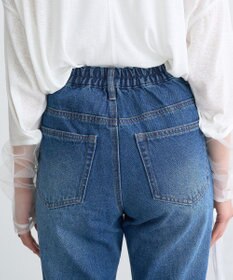 earth music&ecology フロントシームセミフレアデニムパンツ