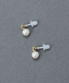 Phoebe 〈金属アレルギー対応〉タイニーラブパールセラミックポストピアス　ぷっくりハート