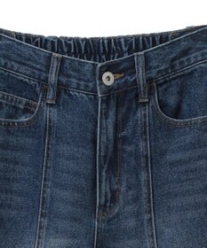 earth music&ecology フロントシームセミフレアデニムパンツ