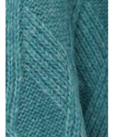 AMERICAN HOLIC Ｍｉｘヤーンモックネックケーブルニットプルオーバー