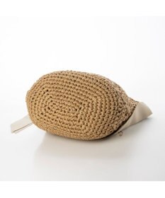 UNBILLION cachecache 下がりグログラン柄編みワンハンドルクロッシェトート