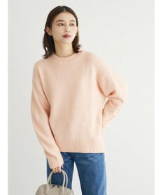 Green Parks ｆｕｗａっとメランジ前後差ニットプルオーバー