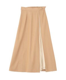 YECCA VECCA プリーツMIXフレアスカート