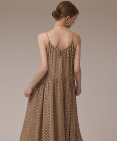 GRACE CONTINENTAL フォイルドットキャミワンピース