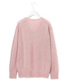 ICB 【WEB限定カラーあり・洗える】ペーパーブレンドシャインニット Vネックプルオーバー