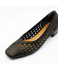 APOM レザーメッシュパンプス30