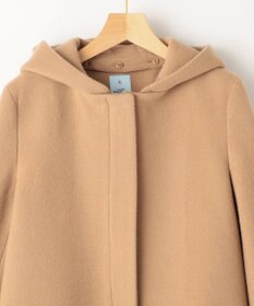 組曲 【2WAY・WEB限定】ショートビーバー フーディーロングコート
