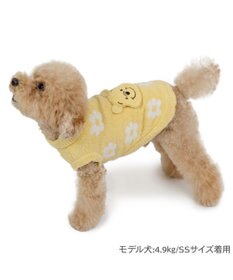 PET PARADISE ディズニー くまのプーさん 遠赤外線 お花ニット  小型犬
