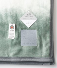 LOOM&SPOOL FOL綿毛布シングル／カーキ