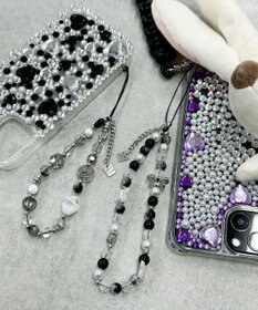 WEGO ビーズストラップキーホルダーE