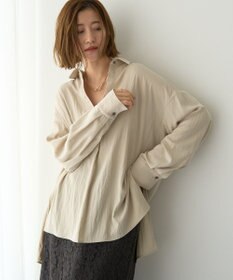 YECCA VECCA スキッパーオーバーシャツ