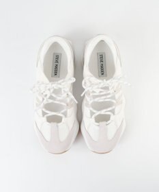 STEVE MADDEN SKYBOX ボリュームソールメタリックラインスニーカー